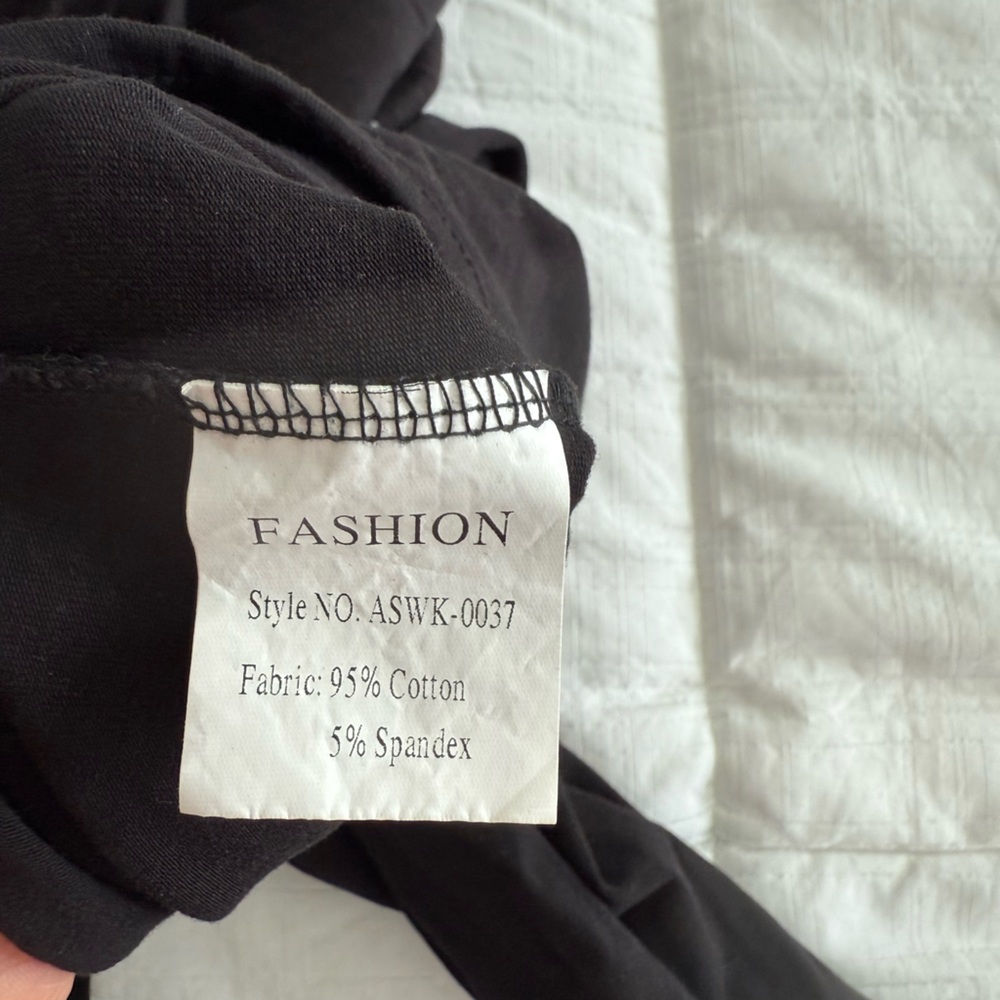 Fashion black romper EUC, cotton/spandex
Ready to go anywhere! - Picture 7 of 7